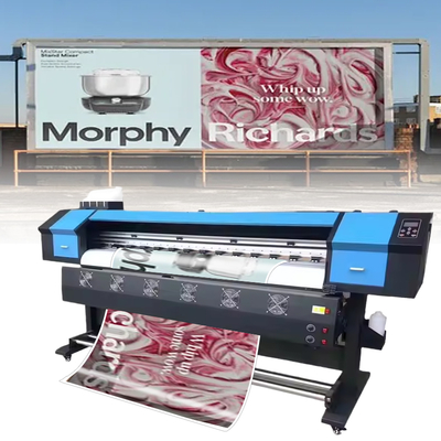 Advertising Commercial Printer 2 Cabezal Xp600 Printhead for CMYK Flex Banner Indoor Outdoor Advertising Printing Machine