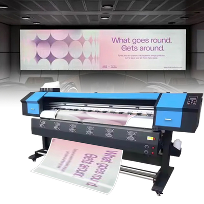 XBH Brand Inkjet Type Printer with Xp600 Printhead for CMYK Flex Banner Indoor Outdoor Advertising Printing Machine