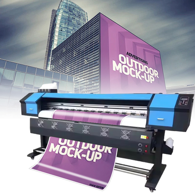 XBH Brand Inkjet Type Printer with Xp600 Printhead for CMYK Flex Banner Indoor Outdoor Advertising Printing Machine