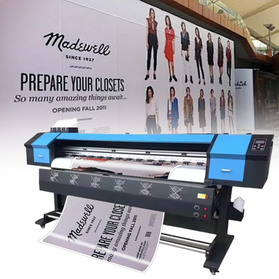 Advertising Printer Inkjet Type Printer with Xp600 Printhead for CMYK Flex Banner Indoor Outdoor Advertising Printing Machine