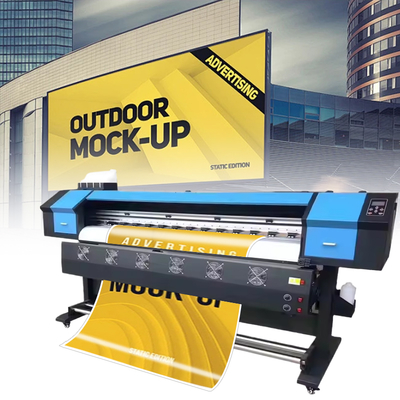 Advertising Printer Inkjet Type Printer with Xp600 Printhead for CMYK Flex Banner Indoor Outdoor Advertising Printing Machine