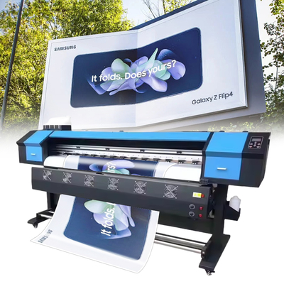 High Speed with Eps Heads Printer with Xp600 Printhead for CMYK Flex Banner Indoor Outdoor Advertising Printing Machine