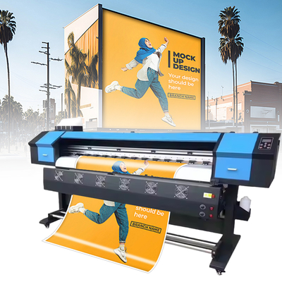 High Speed with Eps Heads Printer with Xp600 Printhead for CMYK Flex Banner Indoor Outdoor Advertising Printing Machine