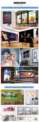 XP600 Eco Solvent Printer 1.8M Canvas Print Plotter Printer for Indoor Billboard Poster Flex Banner Printing Machine