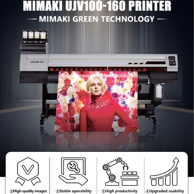 Mimaki UJV100 160 UV LED Roll Based Printer High Productivity Versatility