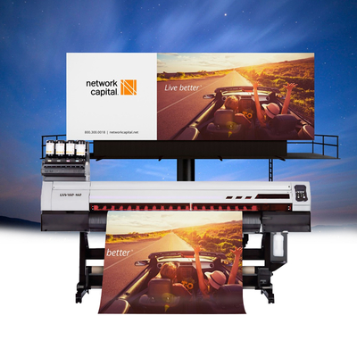 Original New Mimaki Printer UJV100-160 Eco Solvent 6 Color with DAS System 1 Liter Ink Bottle for Signage