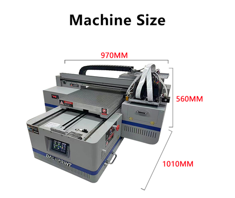Automatic Printing Technology A2 Size 4060 UV Flatbed Printer for Bottle Box Phone Cases t Shirt Pen Printing