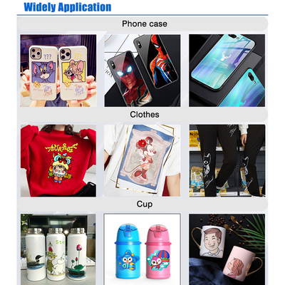 4060 Flatbed UV Printers Rotary Bottle Printing with Single Guide Rail Way Printing Ceramic Glass Cup/Acrylic/Metal/Phone Case