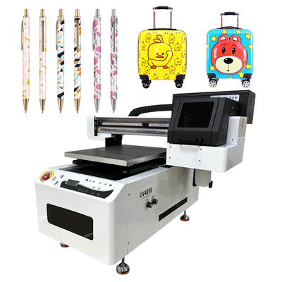 Newest Automatic UV Inkjet Flatbed Printer 4050 XP600 I3200 Printhead For Glass Mug Bottle Phone Case Printing