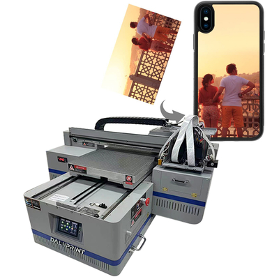 Multifunction Glass Stone Leather Wood PVC 4060 Size Phone Case Printing Machine Label Sticker  Uv Flatbed Printer