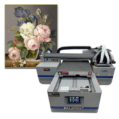 4060 A2 UV Flatbed Inkjet Printer Optional Flatbed UV DTF Film Sticker Printing Cylinder Gold Effect XP600 Print Head