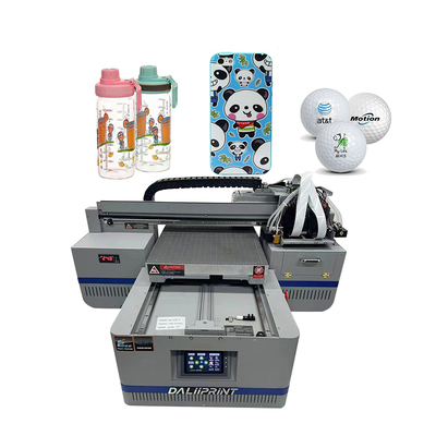 4060 A2 UV Flatbed Inkjet Printer Optional Flatbed UV DTF Film Sticker Printing Cylinder Gold Effect XP600 Print Head