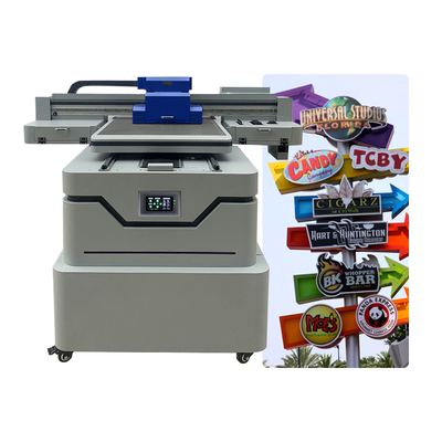 Factory 6090 Acrylic Bottle Led Lamp UV Printing  Multifunctional Inkjet Printers with CCD on Carpet/polymer Transparent/pen
