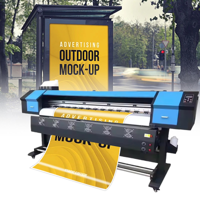 Eco Solvent Printer with Xp600 Printhead for CMYK Flex Banner Indoor Outdoor Advertising Printing Machine