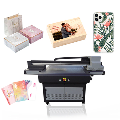 New Arrival 9060 UV Flatbed Inkjet Printer with 1/2/3pcs TX800 DX8 Printhead for Car Sticker Phone Case Glass Printing
